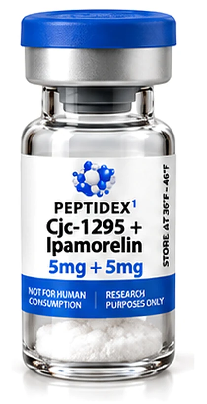 CJC-1295 + Ipamorelin 5 mg + 5 mg vial